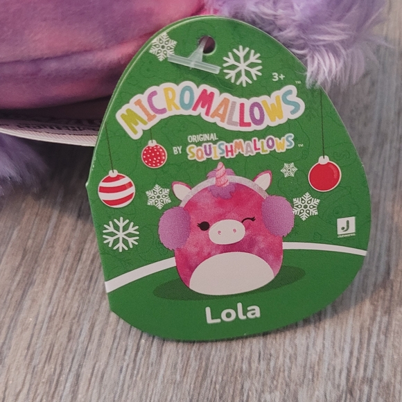 Squishmallows Pink and Purple Unicorn Plush - Picture 3 of 10